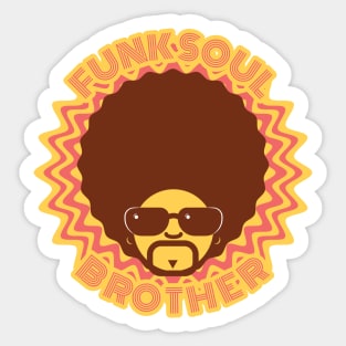 Funk Soul Brother Sticker